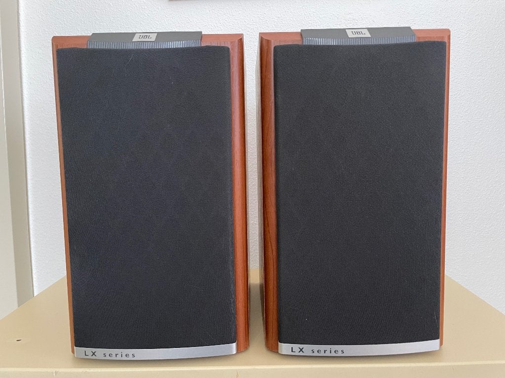JBL LX2001 compacte set geluidsboxen, Ophalen, Stereo speakers, Gebruikt, Inclusief kabels