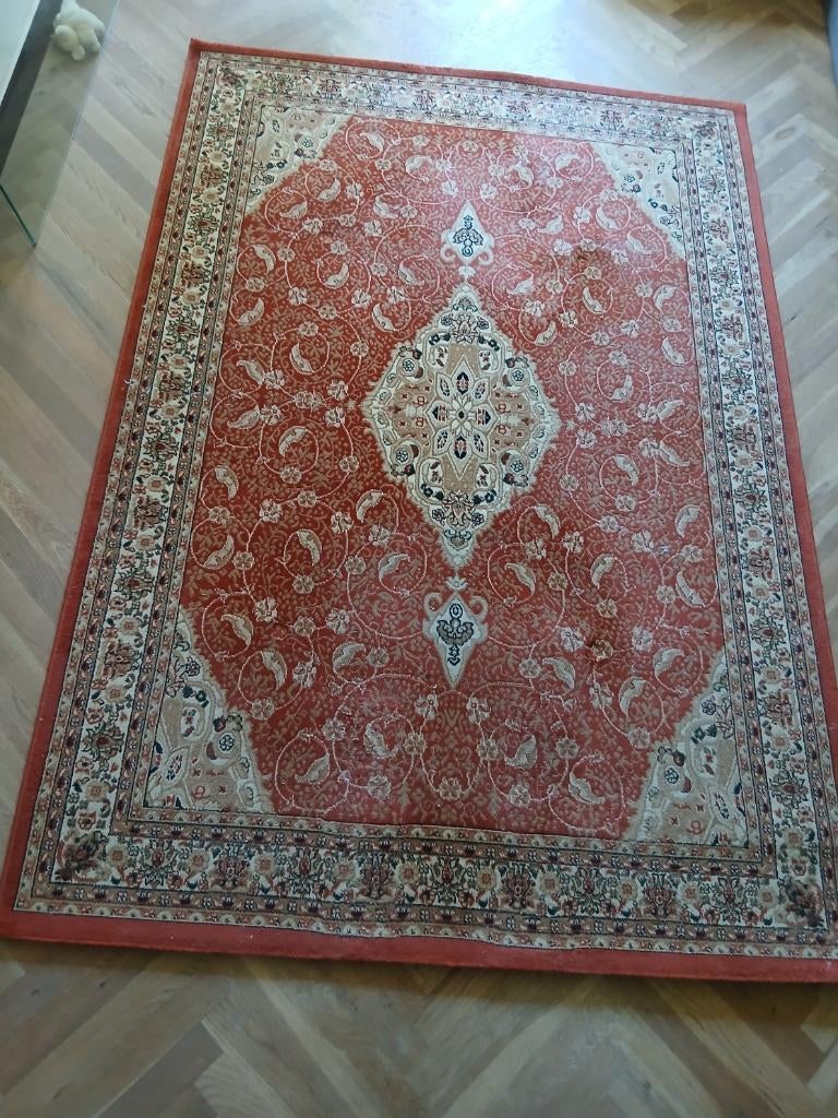 Perzisch tapijt, kashmir/wol op katoen., Huis en Inrichting, Stoffering | Tapijten en Kleden, Gebruikt, 150 tot 200 cm, Onbekend