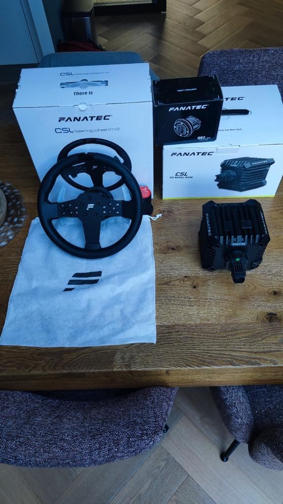 Fanatec CSL DD (5Nm) + QR2, Ophalen of Verzenden, Zo goed als nieuw, Fanatec