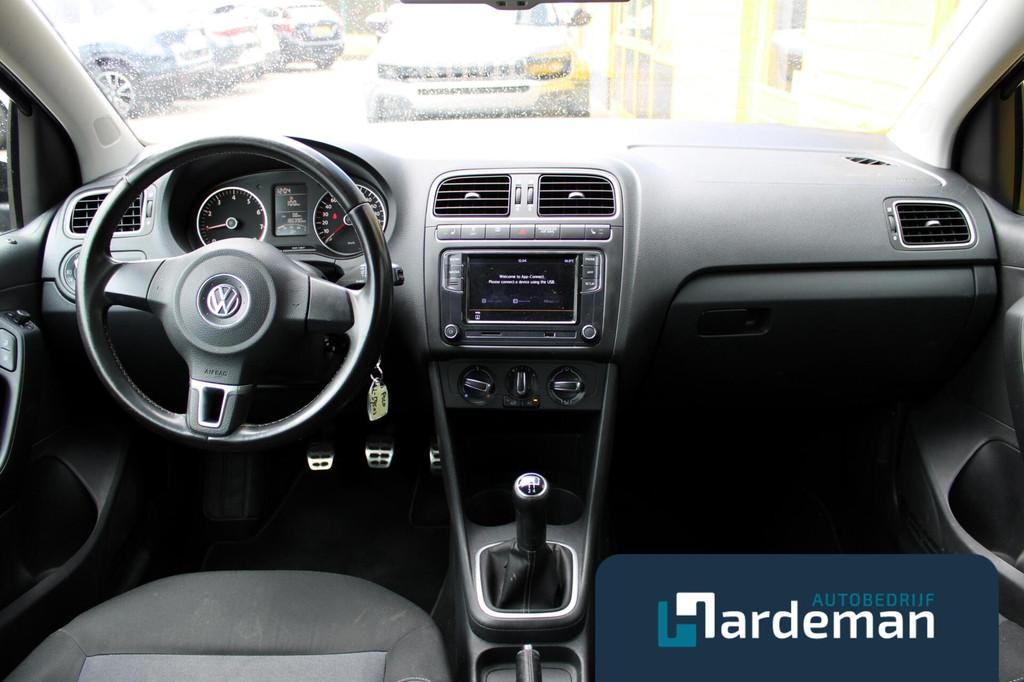 Volkswagen Polo 1.2 Style Carplay Trekhaak, Auto's, Volkswagen, Voorwielaandrijving, Euro 5, 967 kg, Blauw