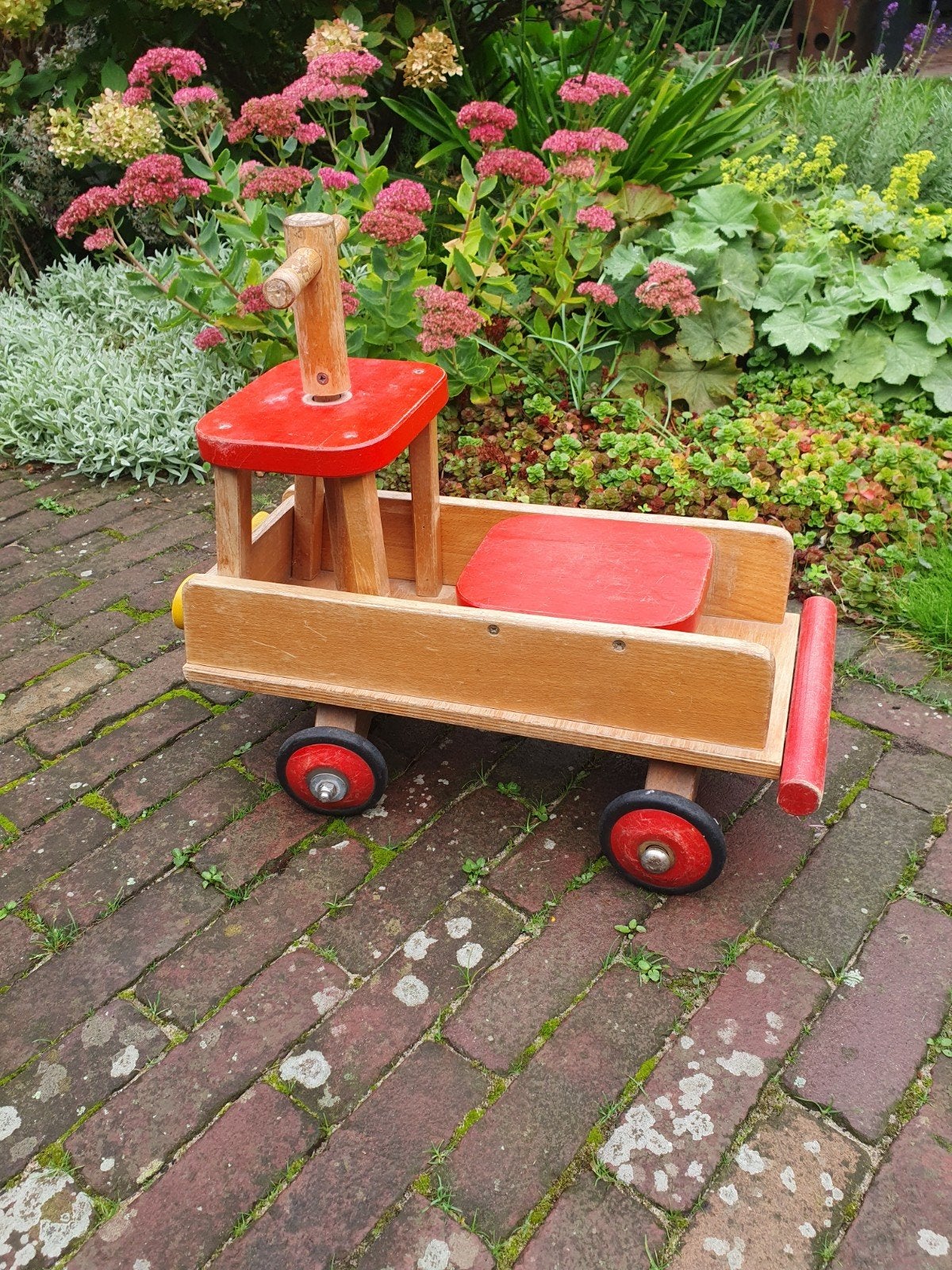 Houten loopwagen/trein voor kinderen, Ophalen, Gebruikt, Bouwen