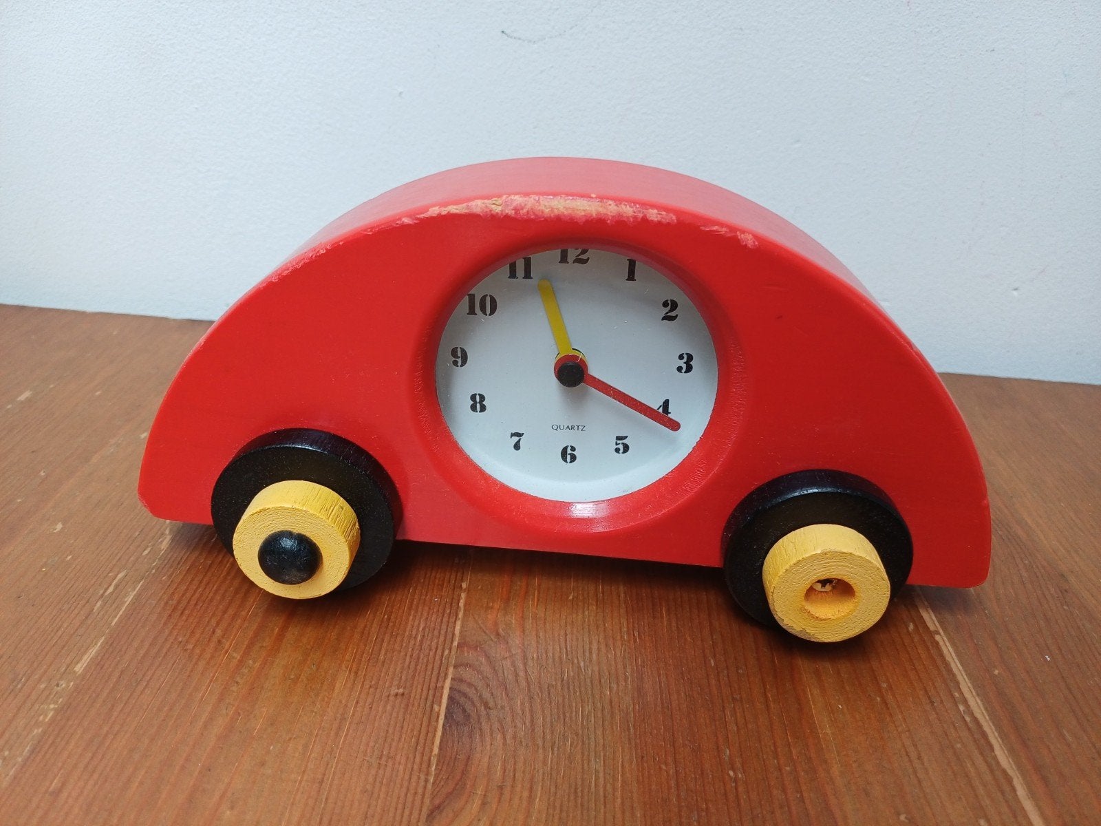 IKEA Autoklok - Speelse Rode Klok in Autovorm, Ophalen, Gebruikt