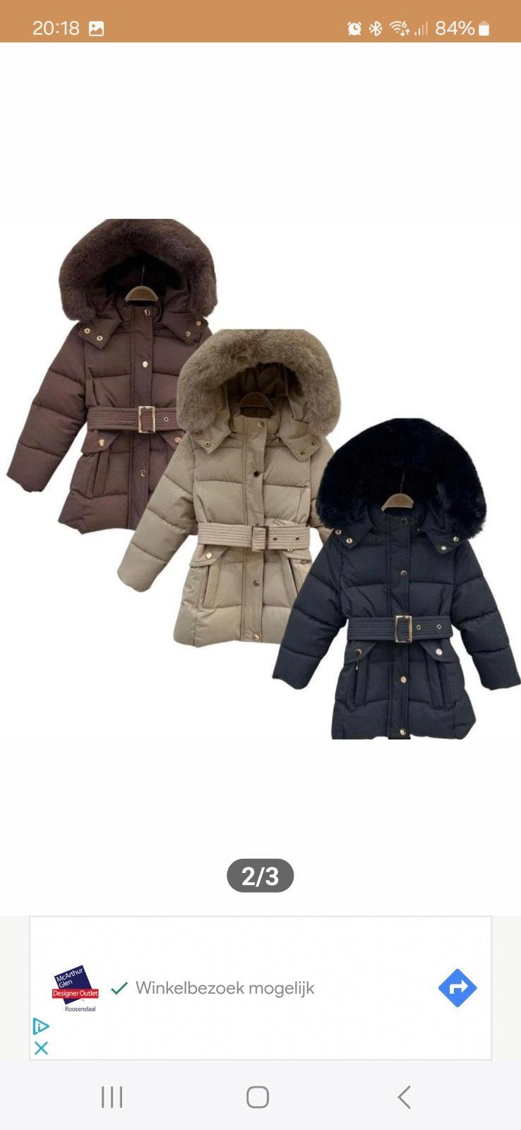 Nieuwe Kinderjas met Bontkraag - Diverse Kleuren, Ophalen, Nieuw