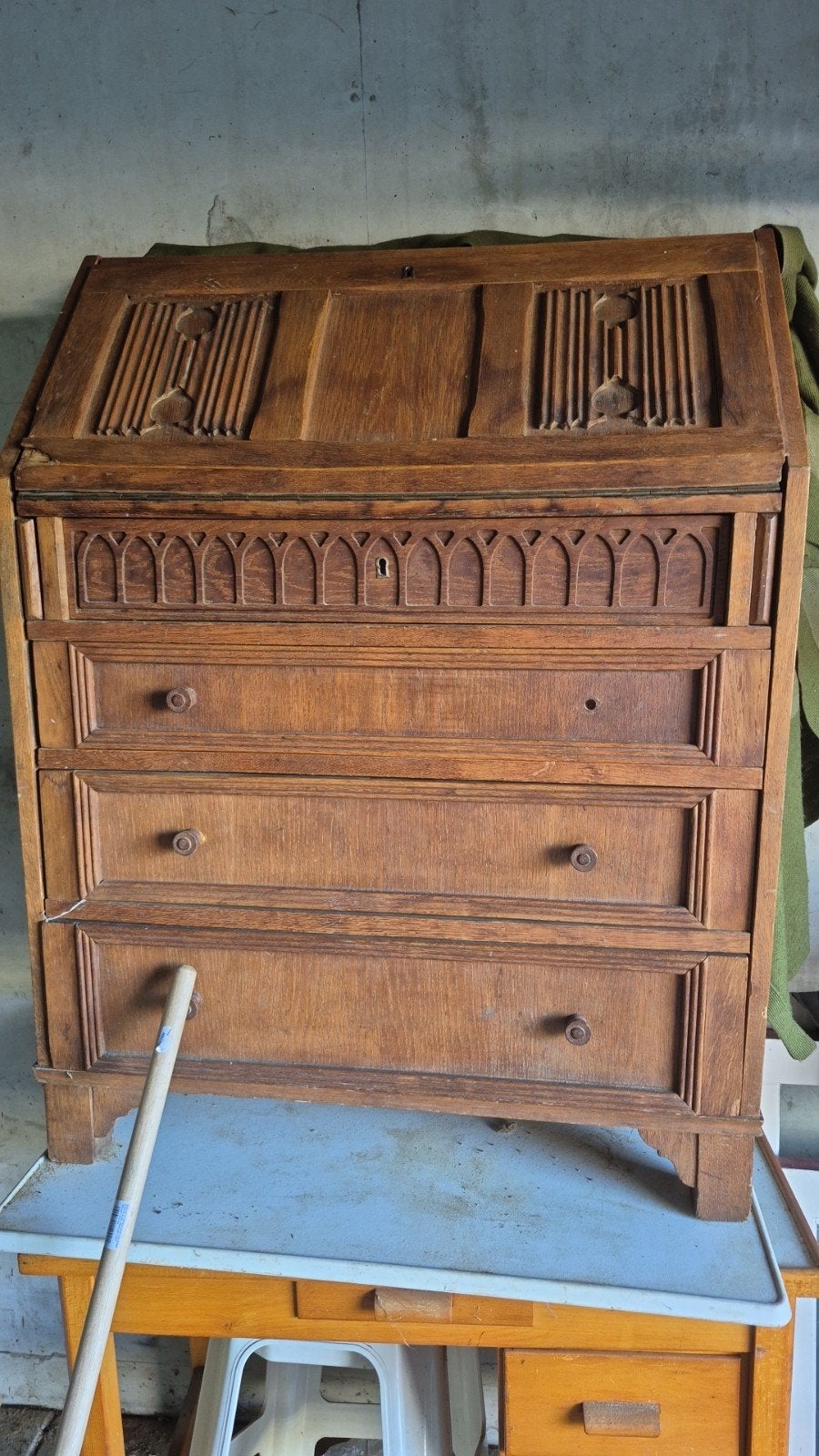 Oud schrijftafeltje, Huis en Inrichting, Ophalen, Gebruikt