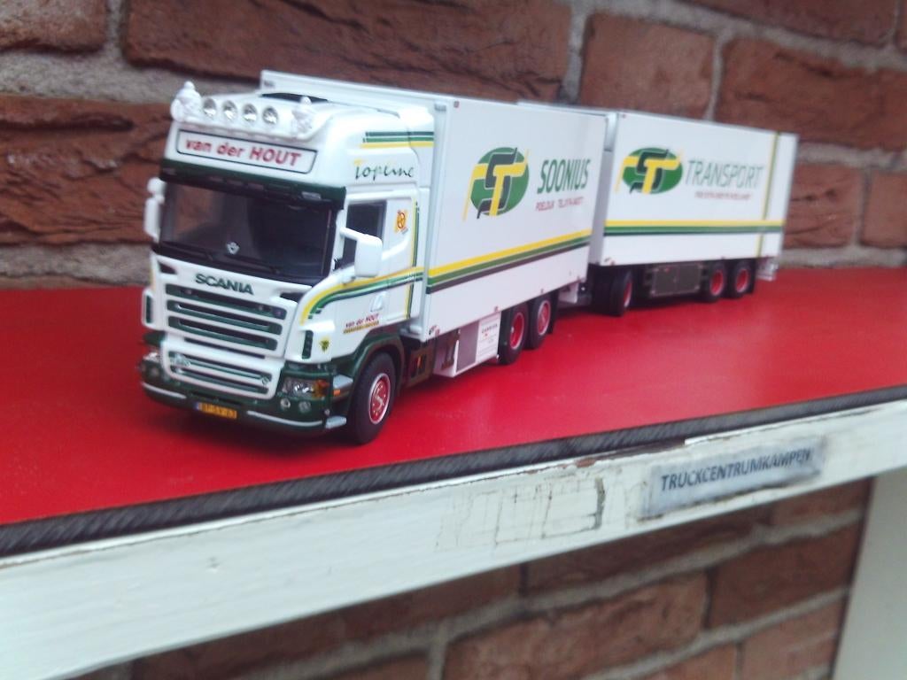 WSI  Scania  R5  Topline   van  van  der  Hout., Hobby en Vrije tijd, Modelauto's | 1:50, Ophalen of Verzenden, Nieuw, Bus of Vrachtwagen