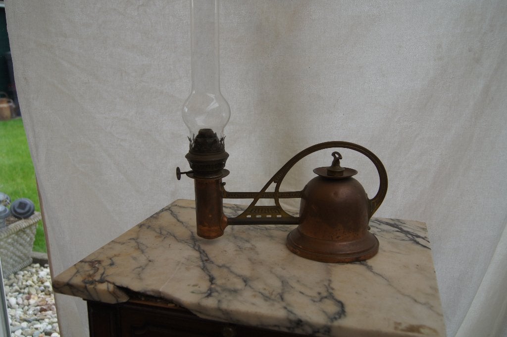 Petroleum Lamp ( Apart model, Antiek en Kunst, Ophalen of Verzenden
