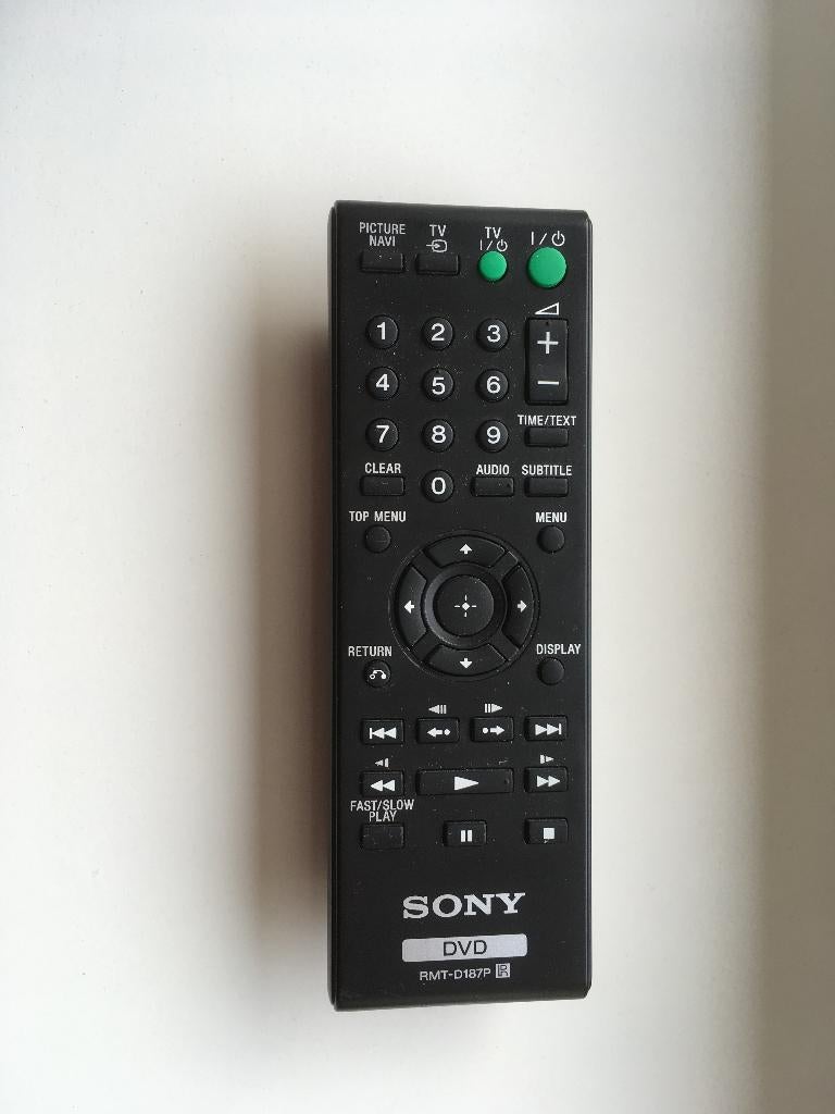 sony rmt-d187p remote control dvd / bd blu ray speler, Ophalen of Verzenden, Refurbished, Origineel, Dvd