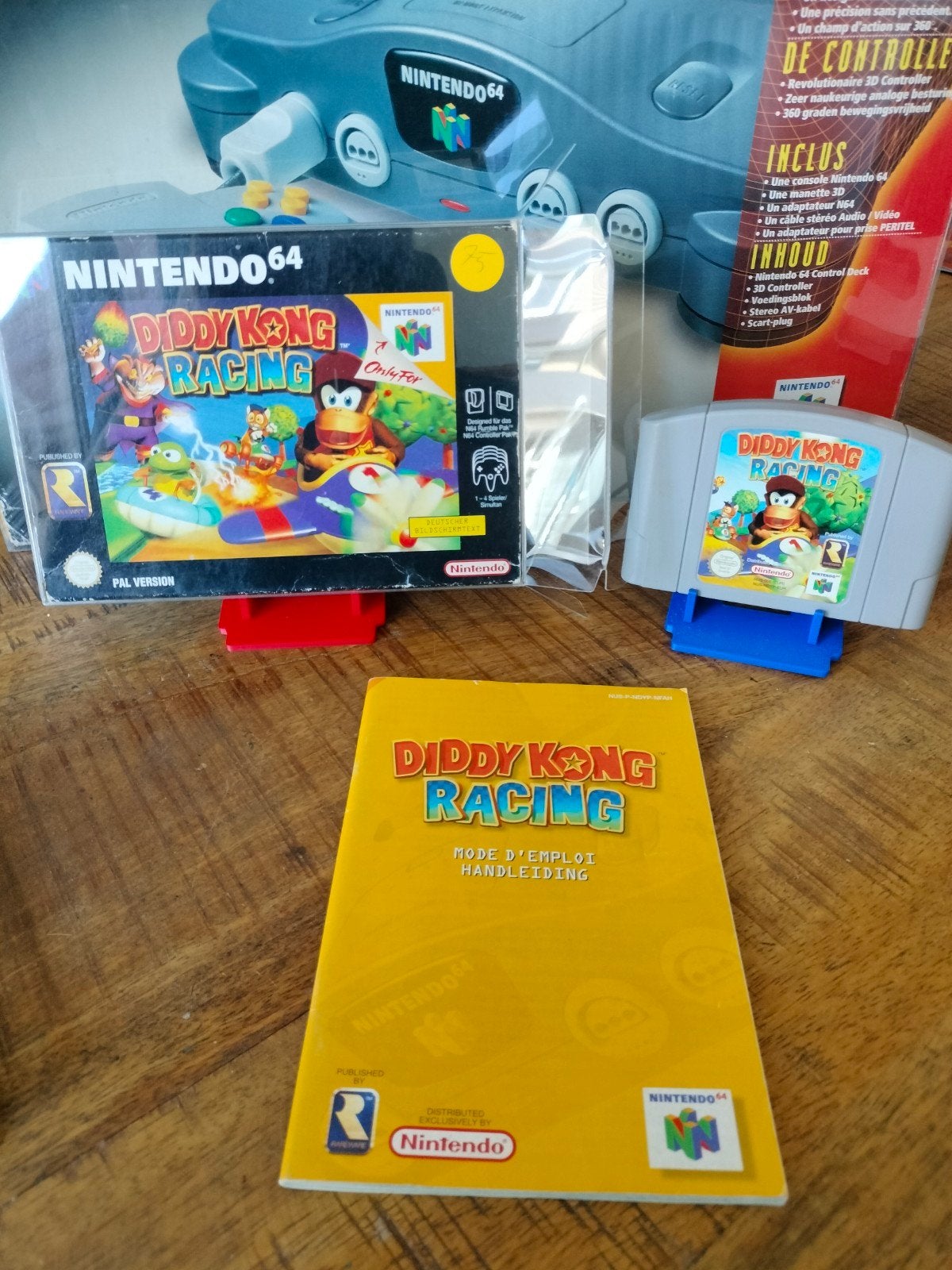 Diddy Kong Racing Nintendo 64 (N64) PAL Compleet, Spelcomputers en Games, Racen en Vliegen, Eén computer, Ophalen of Verzenden