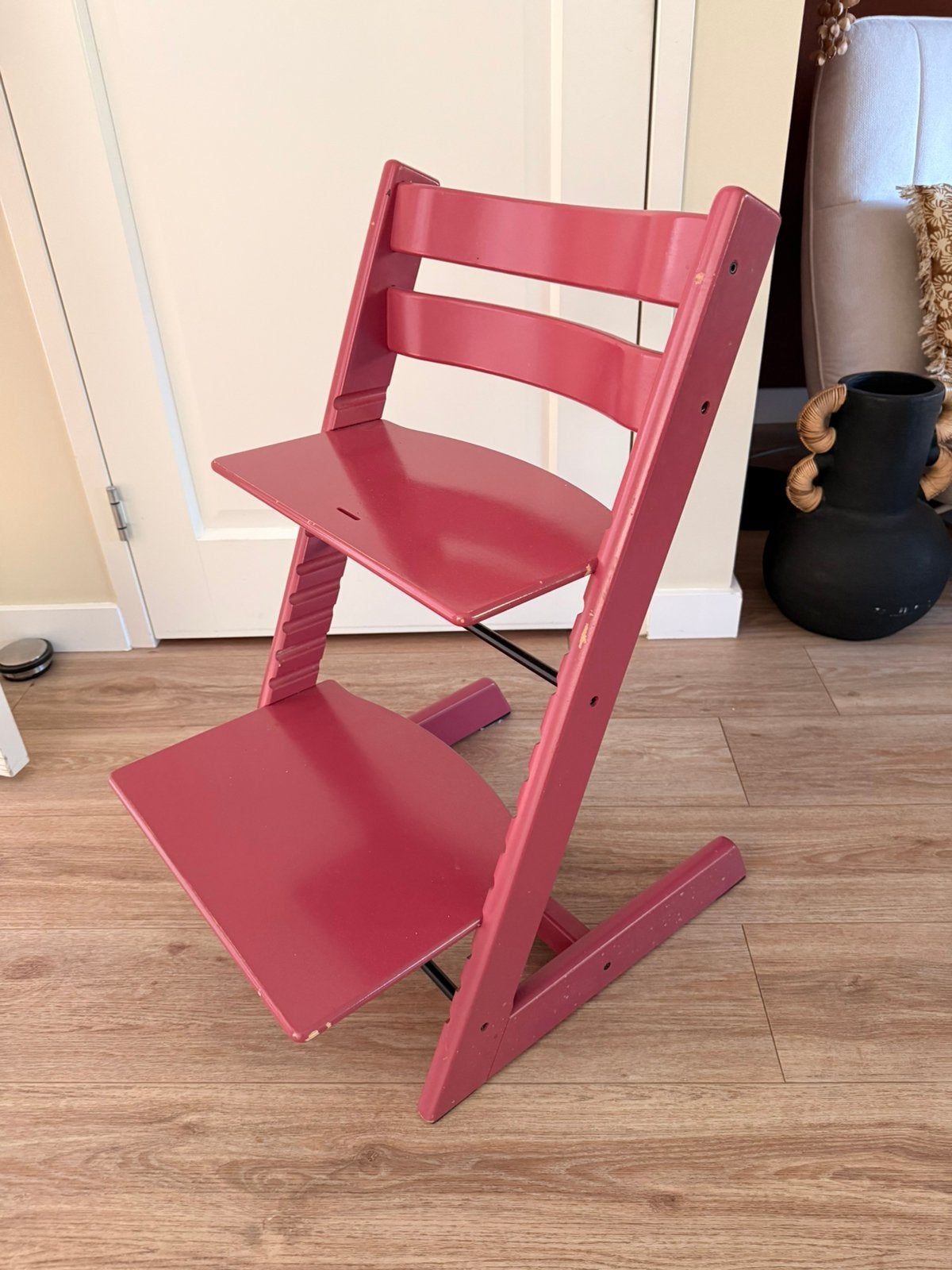 Te koop stokke tripp trapp, Ophalen, Gebruikt, Meegroeistoel, Aanschuifbaar