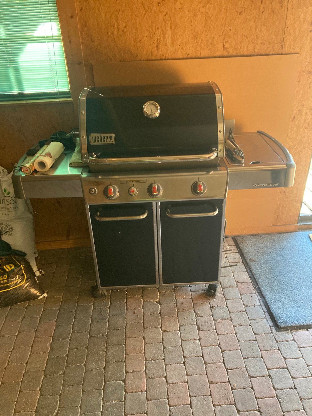 Weber buiten keuken, Ophalen of Verzenden, Zo goed als nieuw