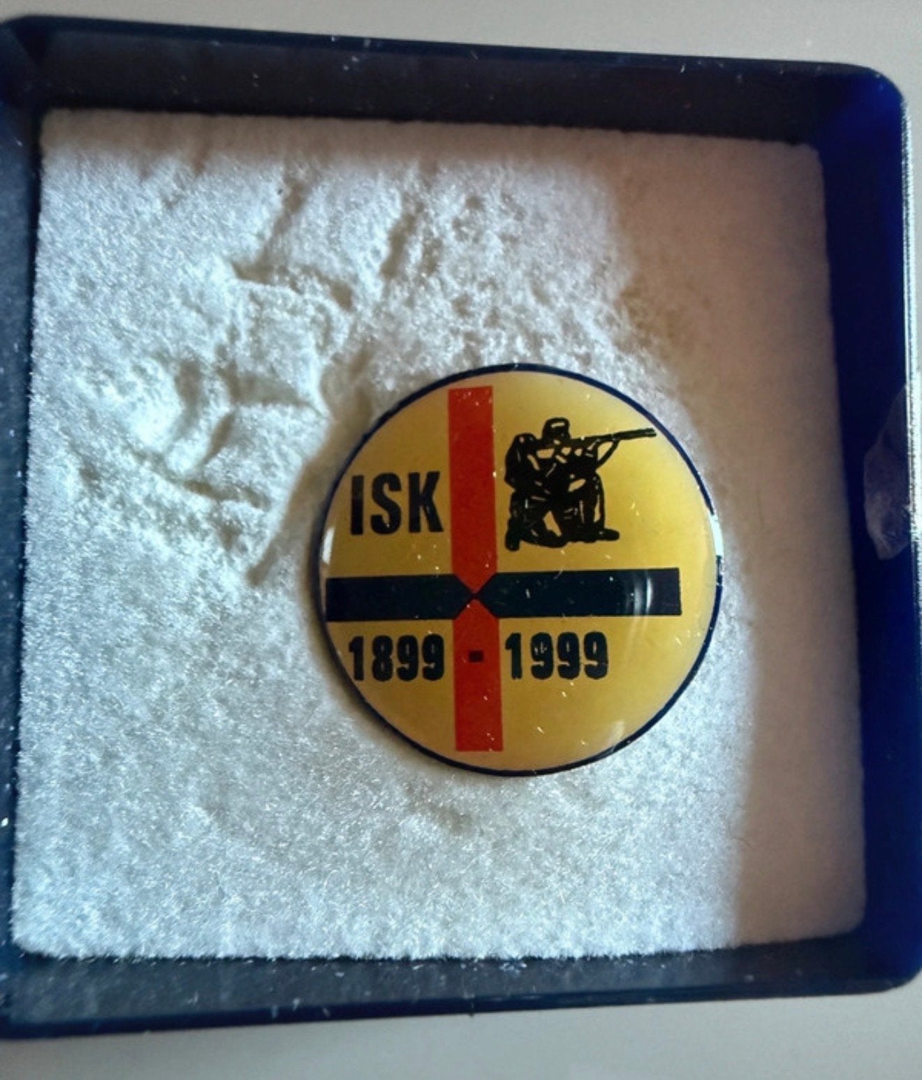 ISK Schietvereniging Speldje 1899-1999 Jubileum, Ophalen of Verzenden, Gebruikt, Overige onderwerpen, Speldje of Pin