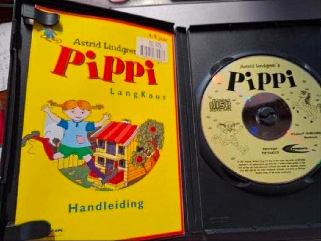 Pippi Langkous CD-ROM: Avontuur in Villa akelbont (4-9 jaar), Spelcomputers en Games, Puzzel en Educatief, 1 speler, Ophalen of Verzenden