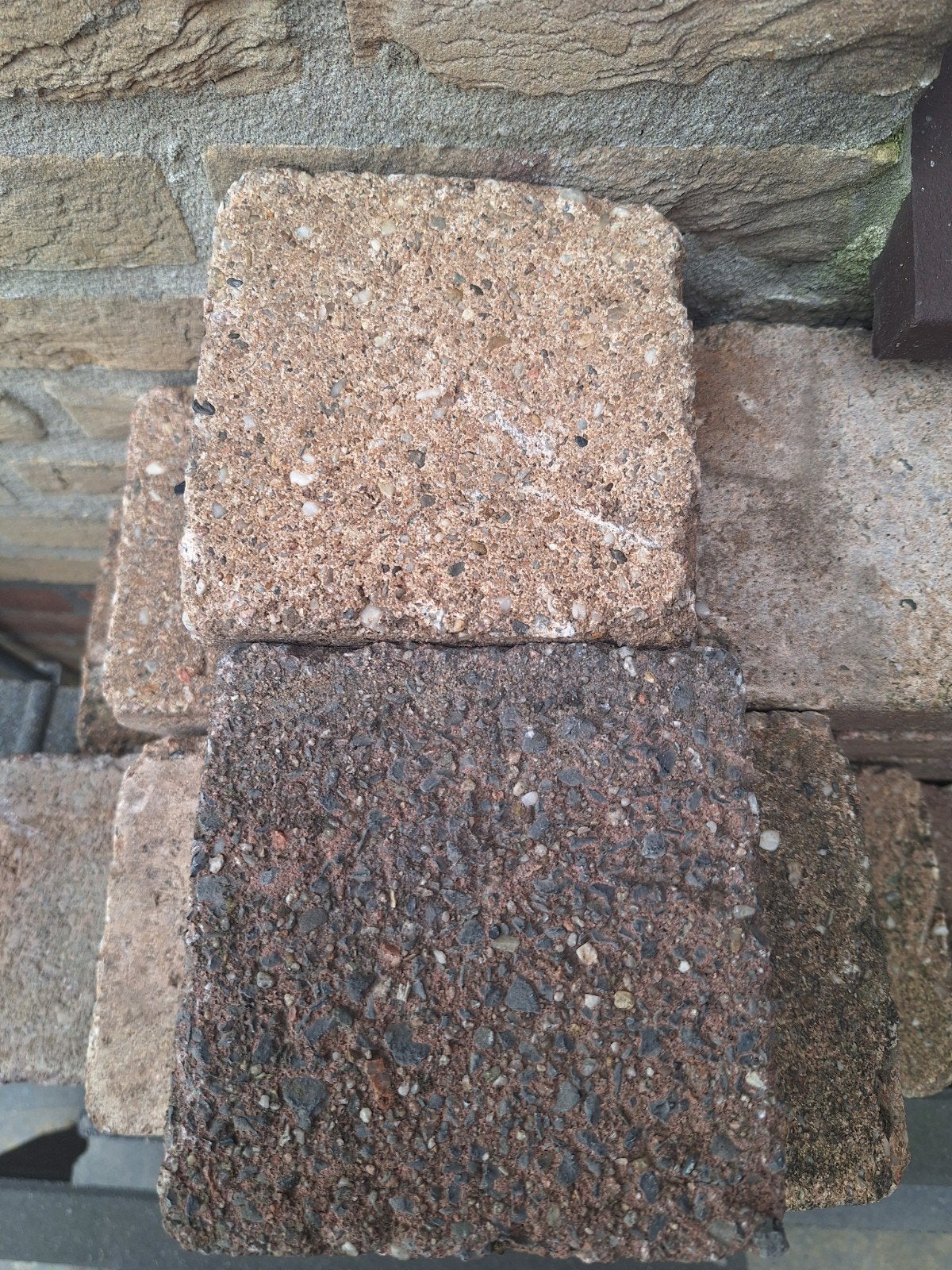 Koppelstones 14x14x6 cm - 121 stuks, Ophalen, Gebruikt, Klinkers, 5 tot 10 m²