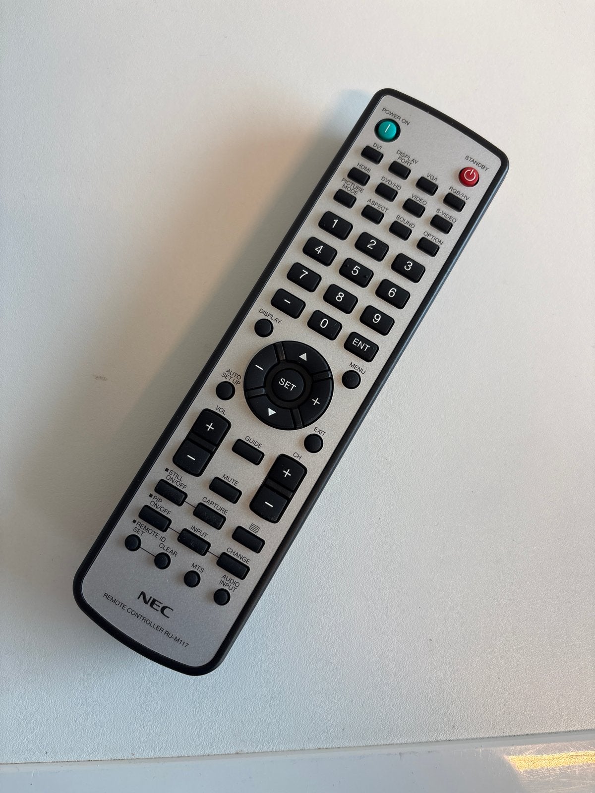 NEC Afstandsbediening RU-M117 - Zo goed als nieuw, Ophalen of Verzenden, Zo goed als nieuw, Origineel, Dvd