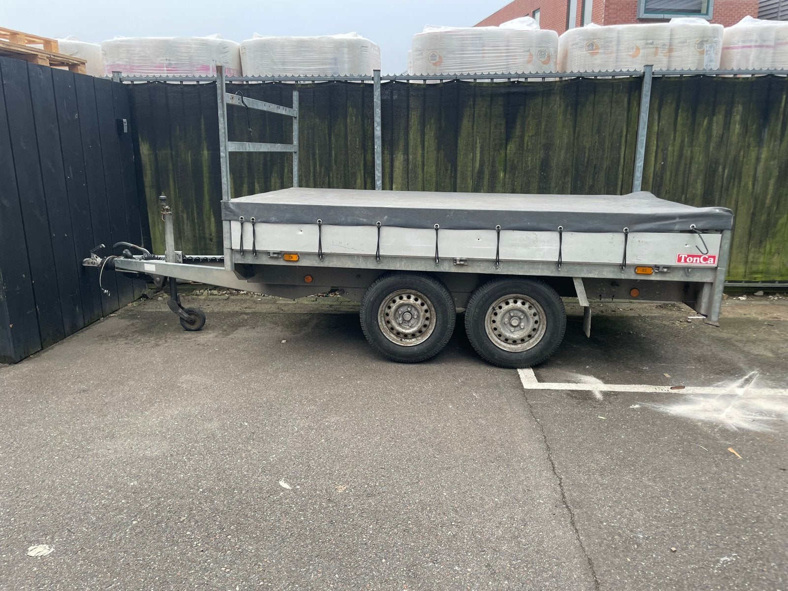 TonCa aanhangwagen met huif - WZ-NG-18, Auto diversen, Ophalen of Verzenden, Gebruikt