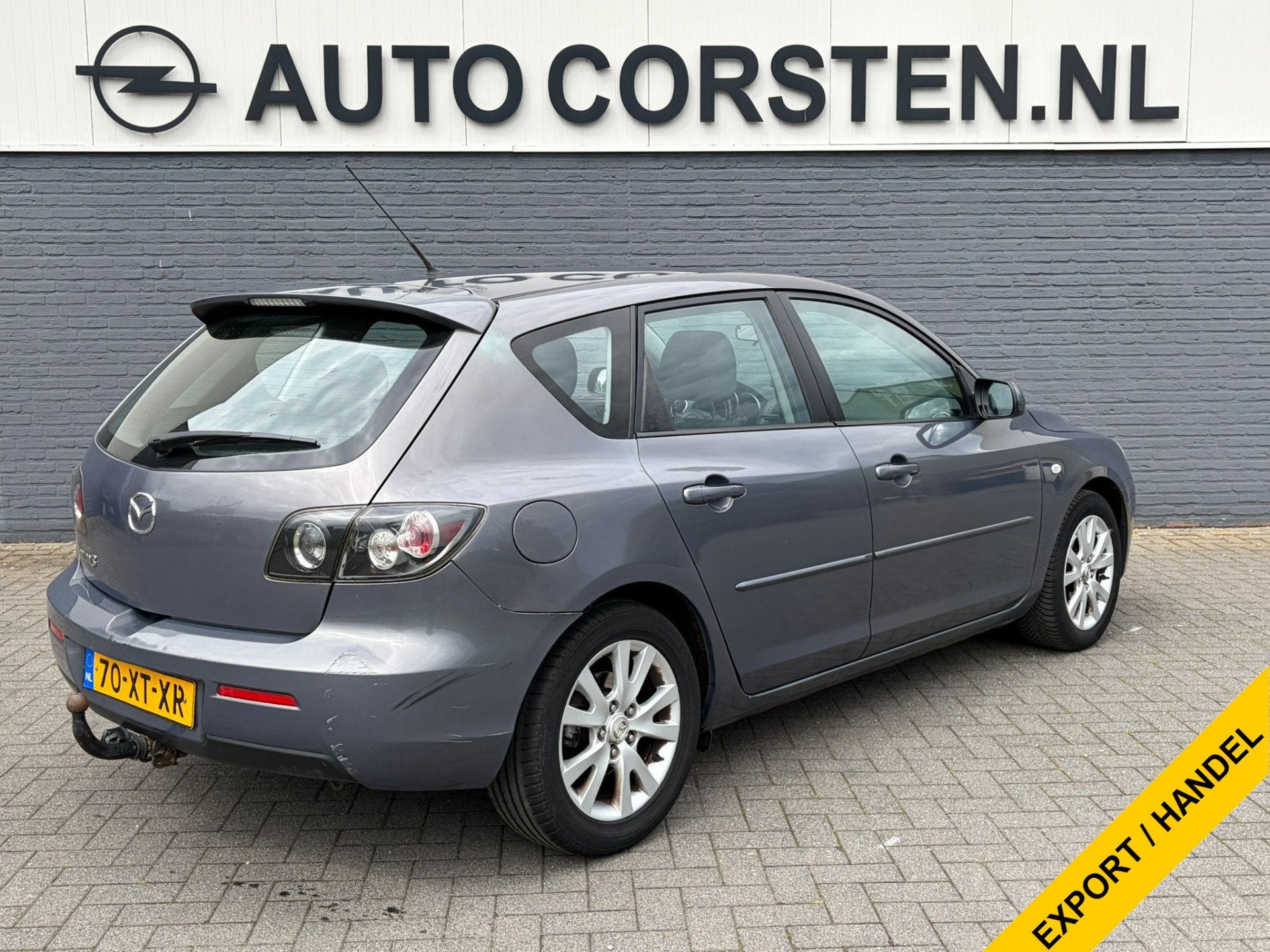 Mazda 3 1.6 CiTD Ecc Trekhaak Cruise Control Executive Lmv B, Auto's, Stof, Zwart, Origineel Nederlands, Bedrijf