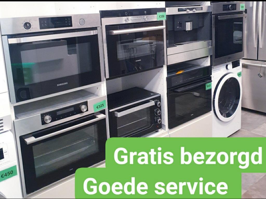 Combi Ovens ✅ magnetron ️️️Nieuw & Gebruikt Incl. Garantie!, Ophalen, Minder dan 45 cm, Zo goed als nieuw, Draaiplateau