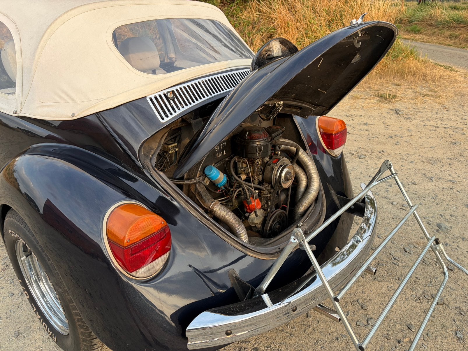 Volkswagen Kever Wizard-style 1974 – unieke brede cabrio, foto 8