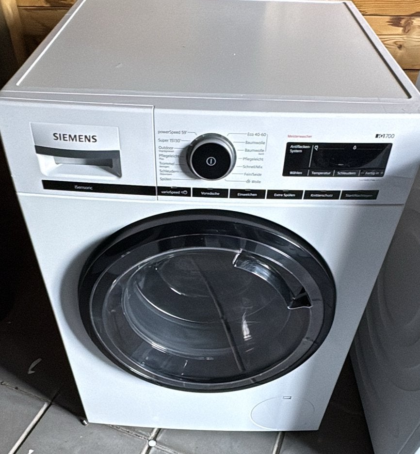 Siemens IQ700 wasmachine 1.5 jaar oud 3 maand garantie, Ophalen, 1200 tot 1600 toeren, 8 tot 10 kg, Zo goed als nieuw