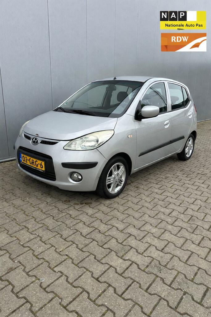 Hyundai i10 1.1 I 5DR 2008 Grijs Airco Nap *Nieuwe Apk, Auto's, Voorwielaandrijving, 31 €/maand, 4 cilinders, 400 kg