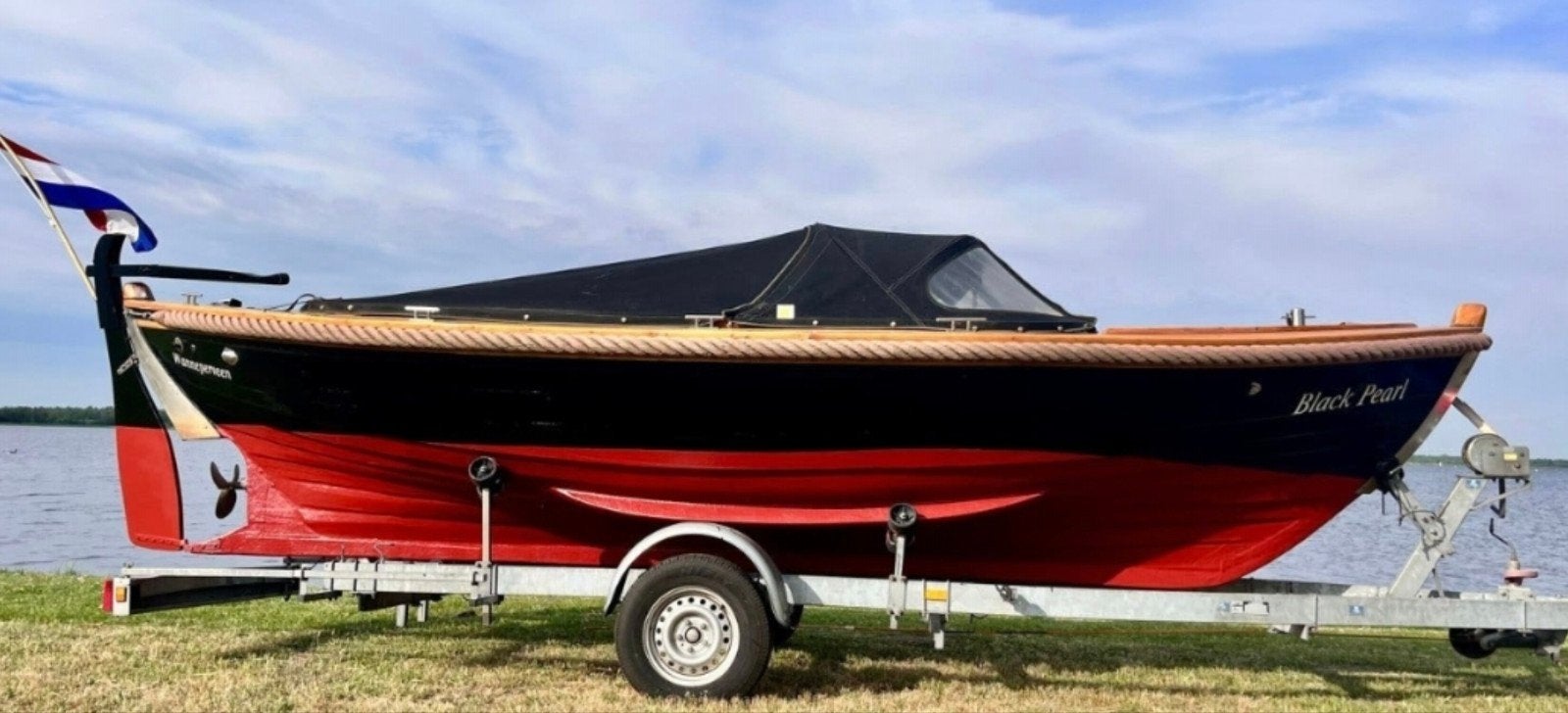 Houten sloep, Binnenboordmotor, Diesel, 55 cm, 6 m