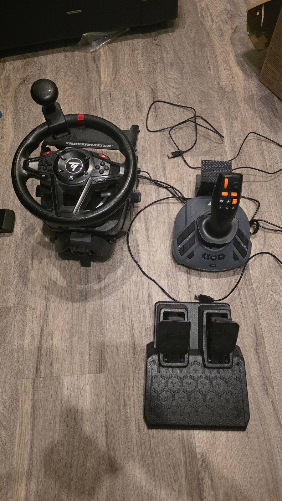 Thrustmaster t128 simtask farming pack, Computers en Software, Joysticks, Ophalen, Zo goed als nieuw, Thrustmaster TCA