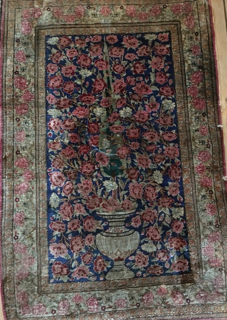 Antiek Zijden Perzisch tapijt, Antiek en Kunst, Antiek | Kleden en Textiel, Ophalen