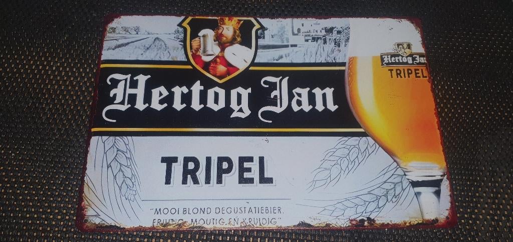 Wandbord hertog Jan, Ophalen of Verzenden, Nieuw, Reclamebord, Plaat of Schild, Hertog Jan