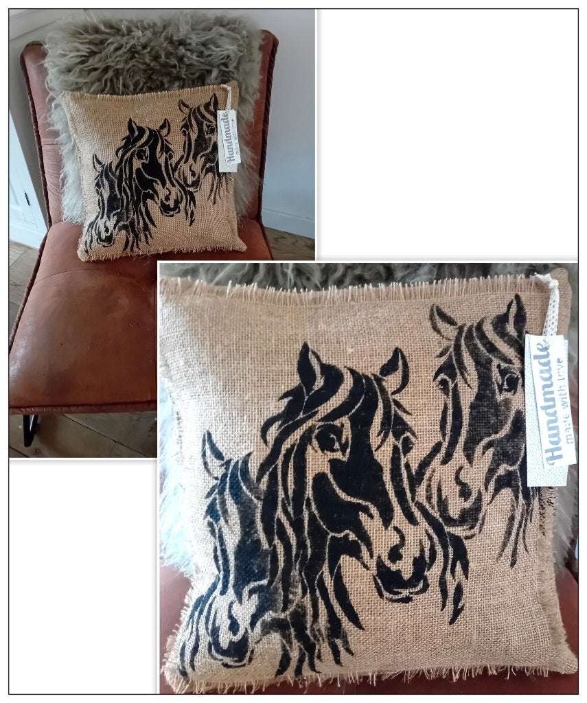 Jute kussens. Zelf maken/ workshop in Borne of kant en klaar, Ophalen of Verzenden, Nieuw, Handgemaakt, Knutselwerk