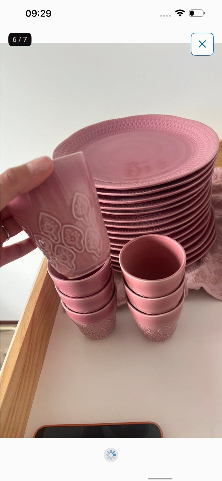 Servies, Ophalen