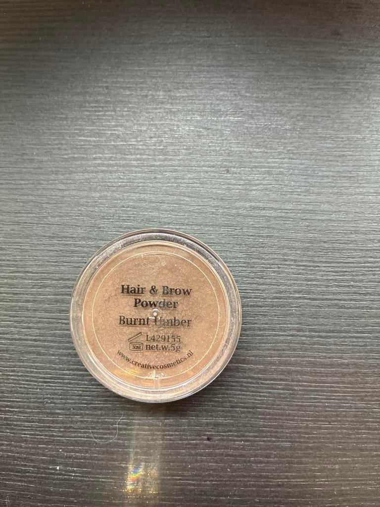 Creative Cosmetics Hair & Brow Powder Burnt Umber, Ogen, Bruin, Nieuw, Ophalen of Verzenden