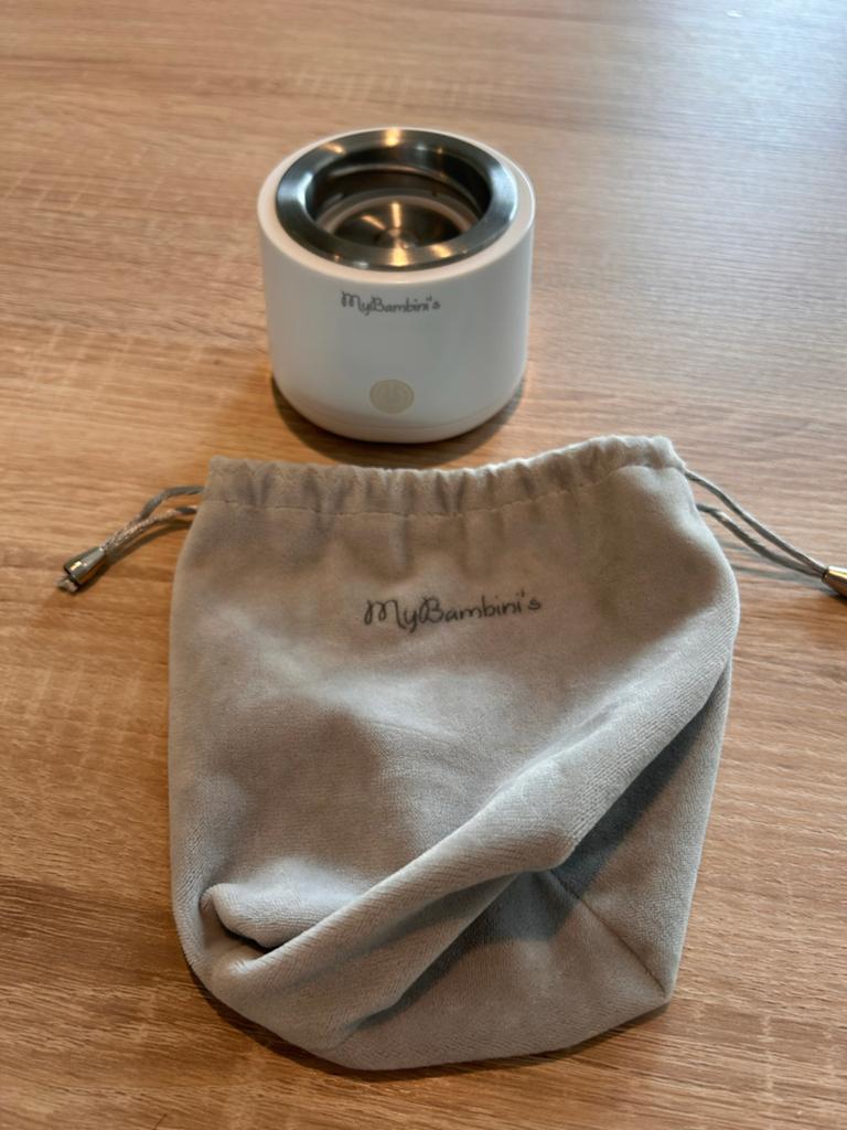 MyBambini's Draadloze Flessenwarmer - Ideaal voor Onderweg, Ophalen of Verzenden, Zo goed als nieuw