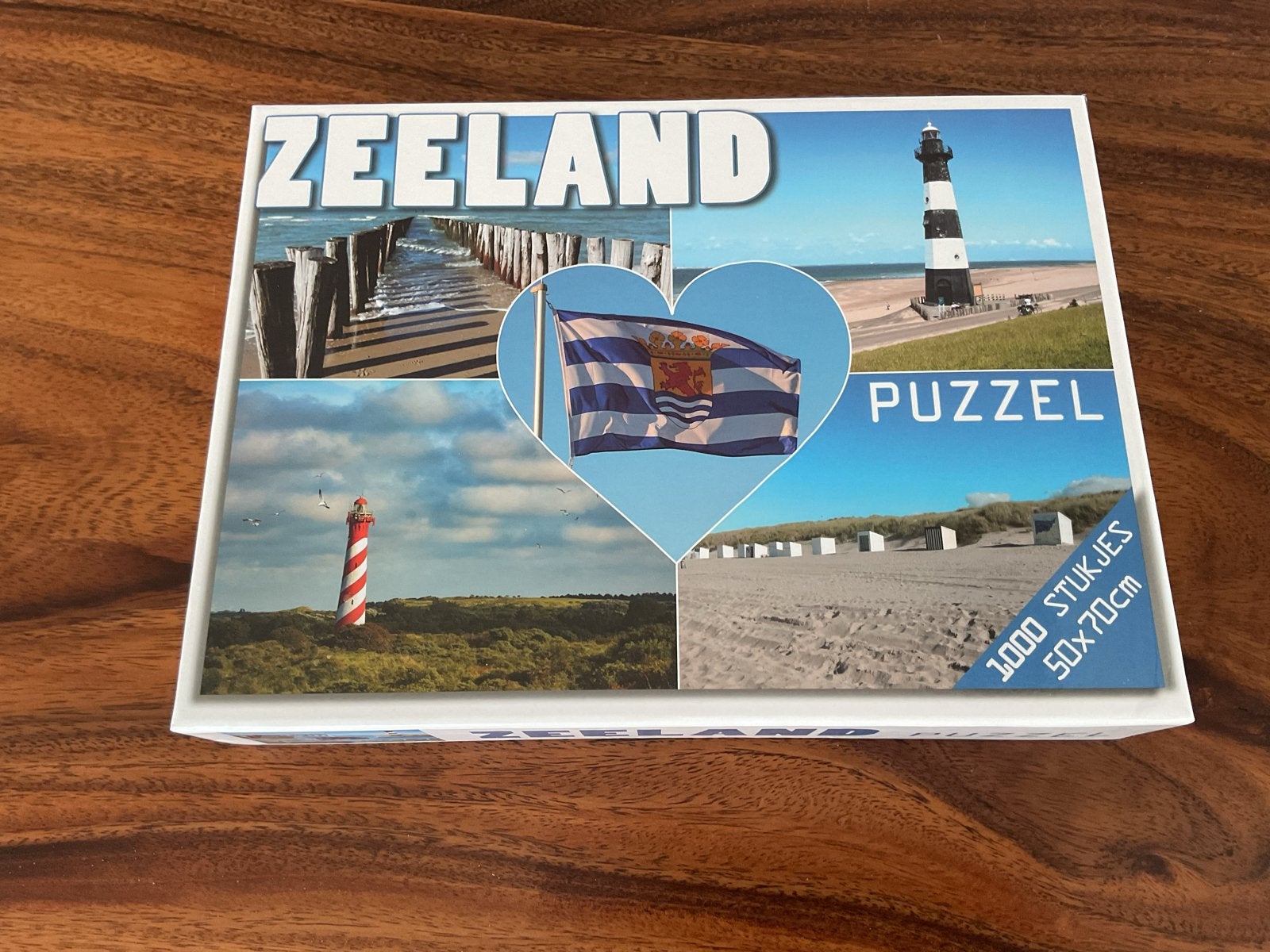 Zeeland Puzzel 1000 stukjes - Nieuwstaat, Ophalen, 500 t/m 1500 stukjes, Zo goed als nieuw, Legpuzzel