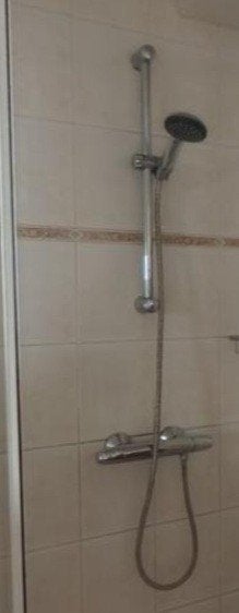 2 grohe thermostaat kranen en douchekop bad en douche grohe, Ophalen of Verzenden, Gebruikt, Douche