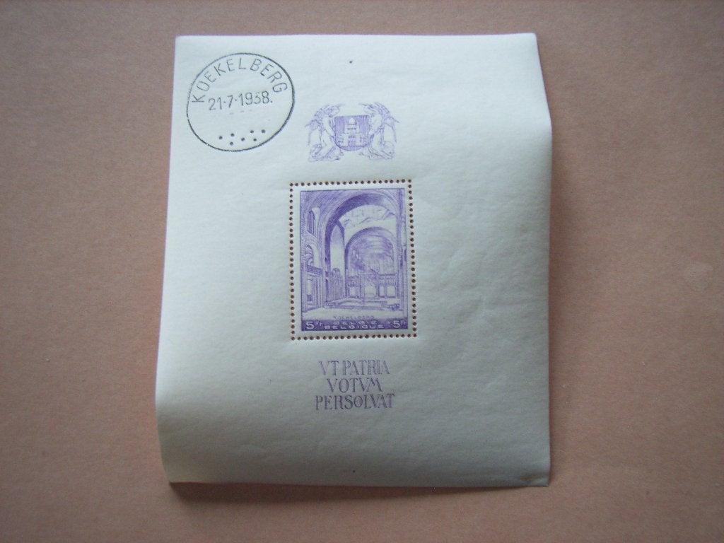 NB   Belgie Blok 8, Ophalen of Verzenden, Gestempeld