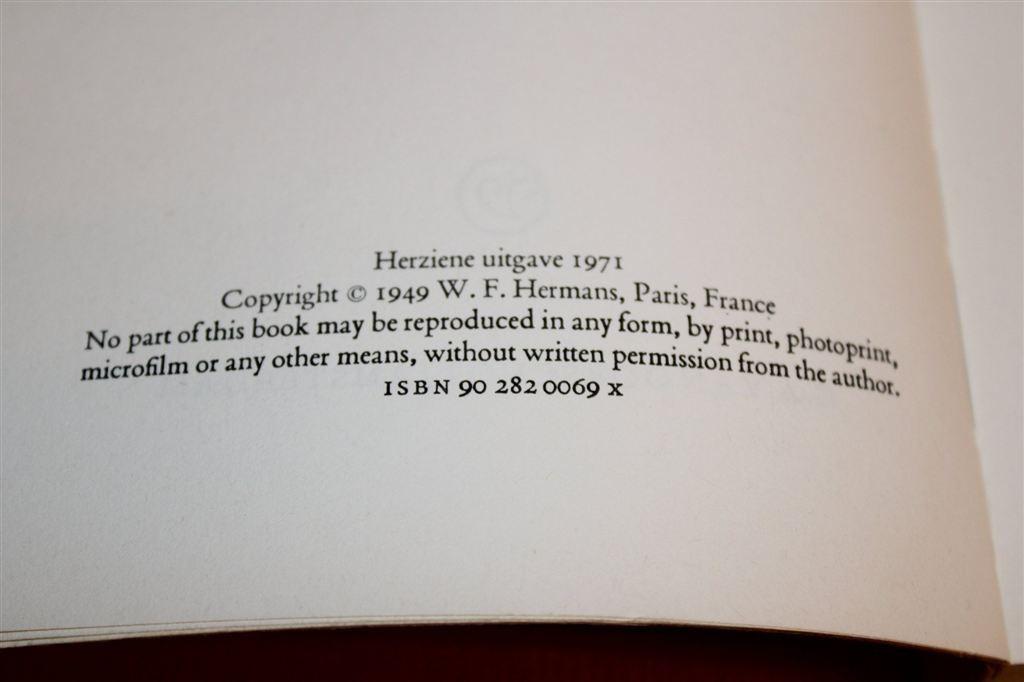 Tranen der Acacia\'s — W.F. Hermans — Herziene Uitgave 1971, Boeken, Literatuur, Ophalen of Verzenden, Gelezen