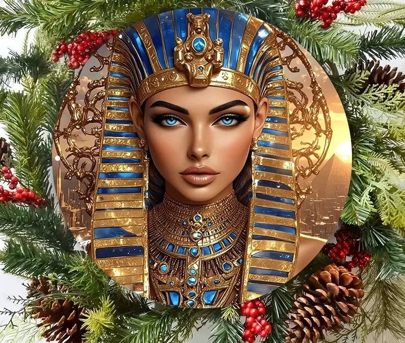 Egyptische Nefertiti Wandplaat, Verzenden, Nieuw, Wandbord of Wandpaneel