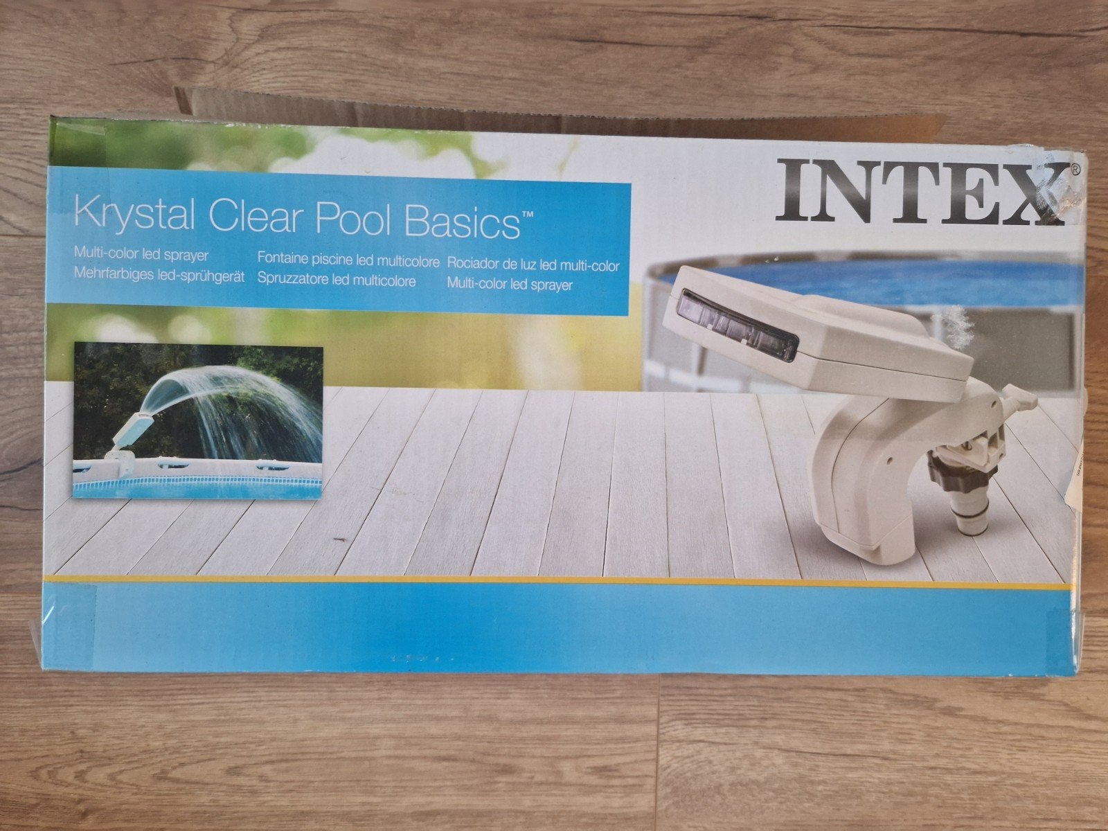 Intex Multi-Color LED Sprayer voor Zwembad - als nieuw, Ophalen of Verzenden, Zo goed als nieuw, Verlichting