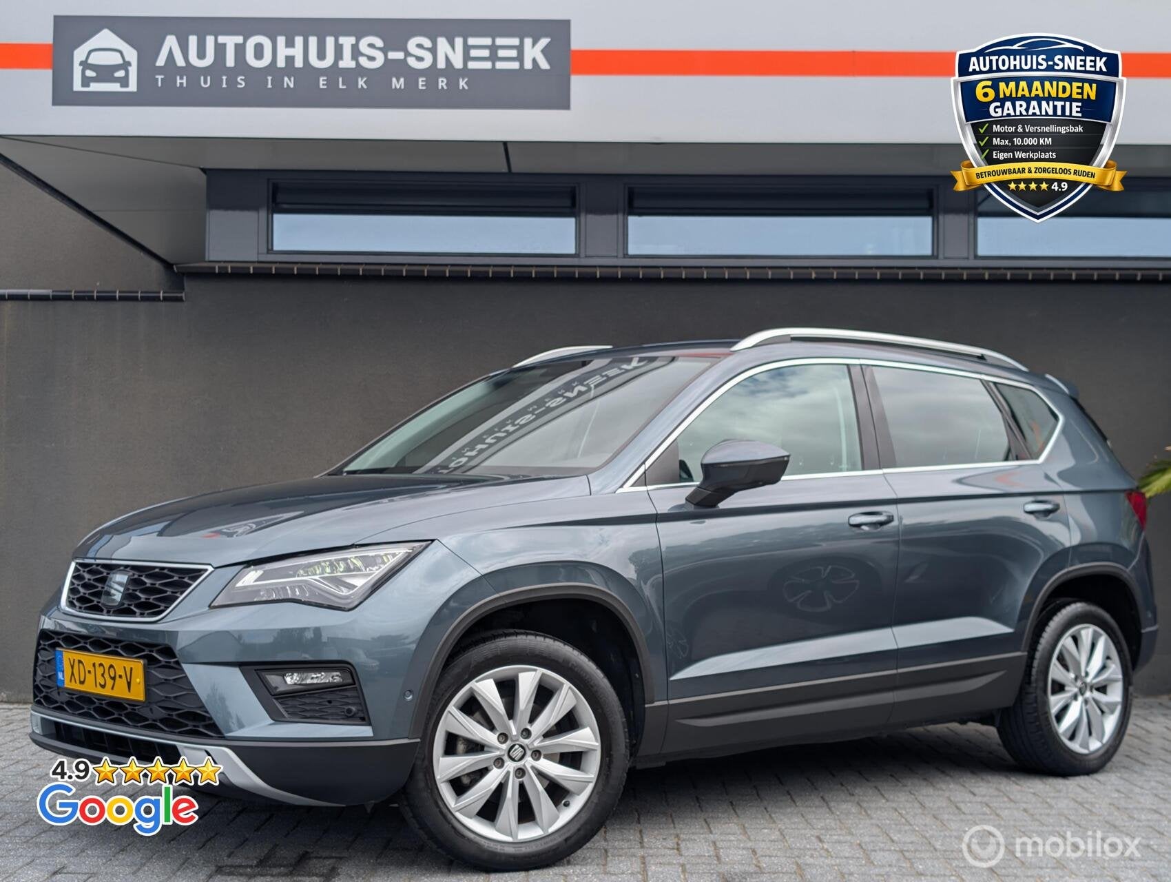 Seat Ateca 1.0 EcoTSI Style Business Intense| trekhaak | NAP, Voorwielaandrijving, Gebruikt, Euro 6, Origineel Nederlands