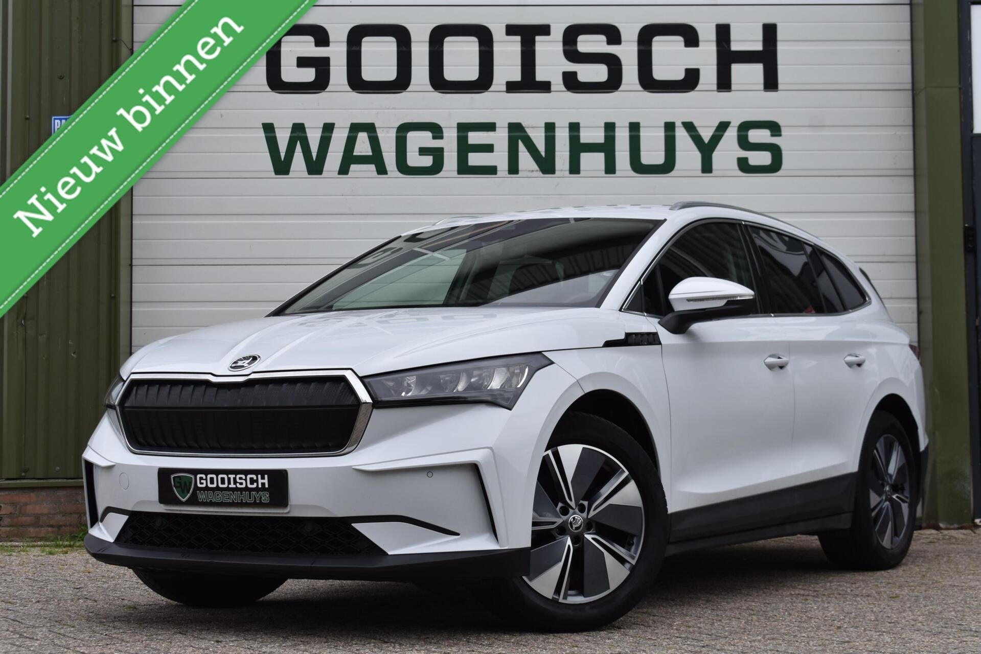Skoda Enyaq iV 80 | 93% SOH | Camera | Stuurverwarming | Car, Achterwielaandrijving, Wit, Origineel Nederlands, Onderhoudsboekje