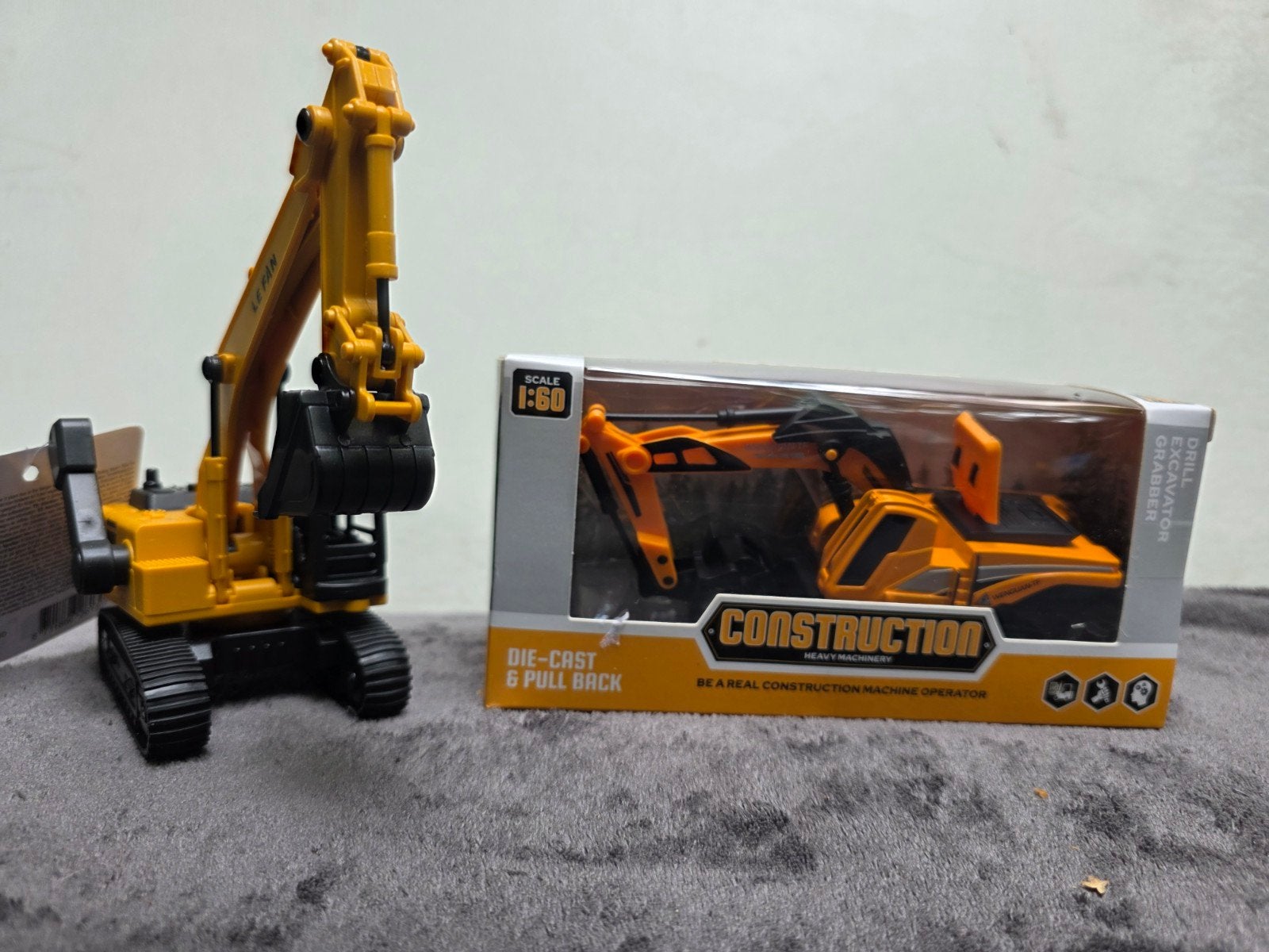 Speelgoed Graafmachine - Die-Cast & Pull Back, Ophalen of Verzenden, Nieuw