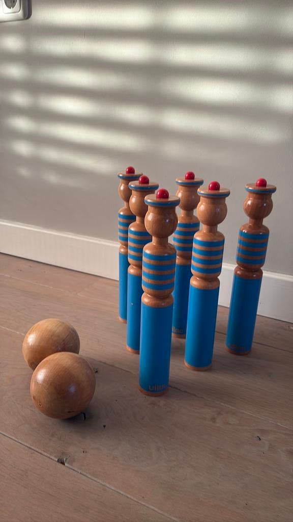 Marine bowlingspel van Vilac hout, Ophalen of Verzenden, Zo goed als nieuw