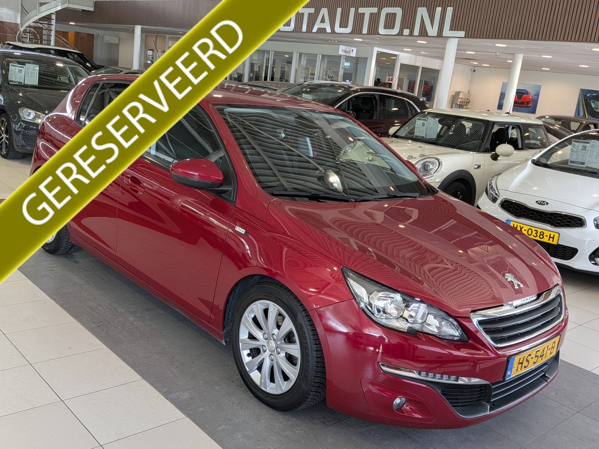 Peugeot 308 1.2 PureTech Style Airco, Cruise Control, Trekha, Voorwielaandrijving, Stof, Gebruikt, Euro 6