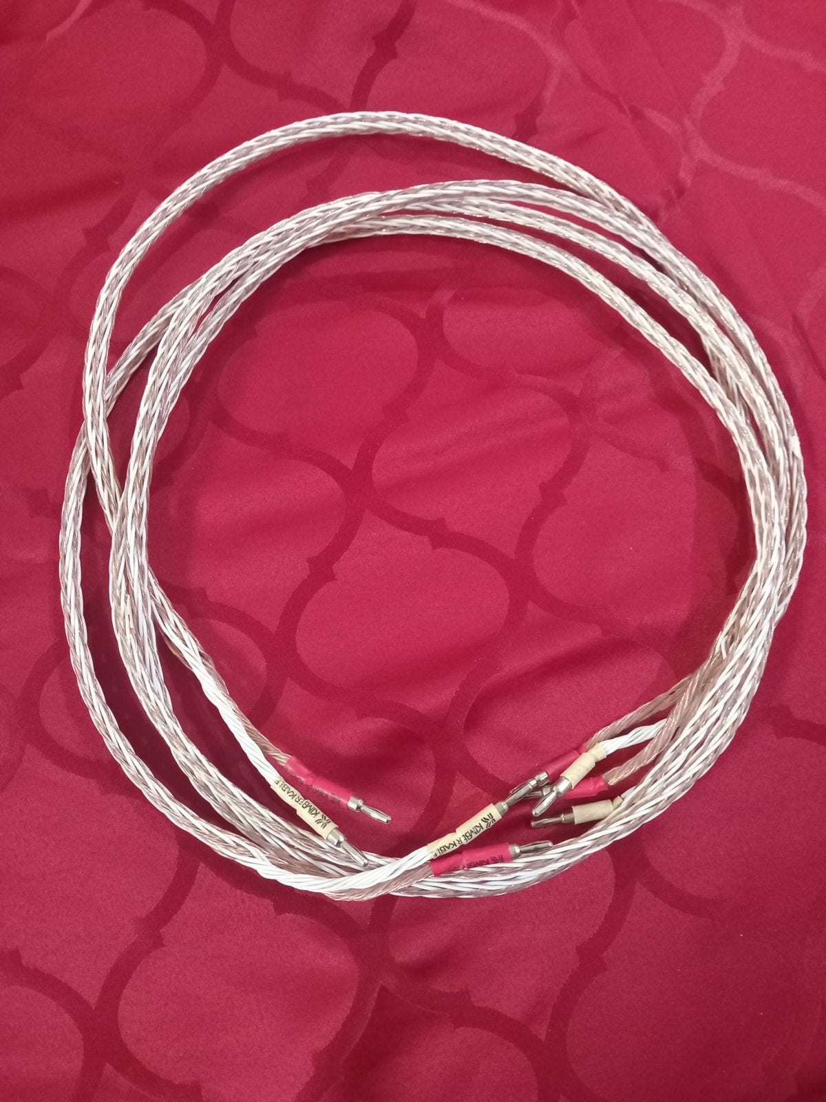 Kimber Kable 8TC luidsprekerkabel - 2x 2meter, Ophalen of Verzenden, Gebruikt, 2 tot 5 meter, Luidsprekerkabel
