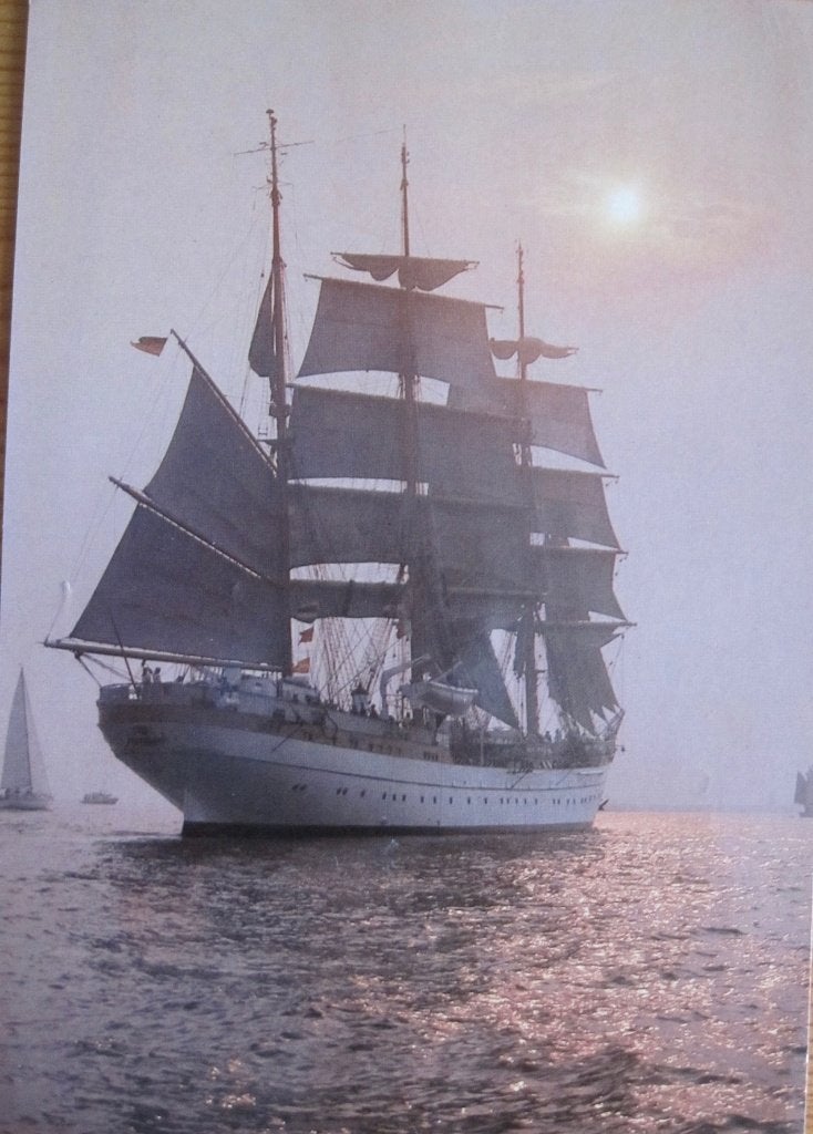 Driemastbark Gorch Fock - Sail Amsterdam 1980, Verzenden, 1980 tot heden, Gelopen, Overige thema's