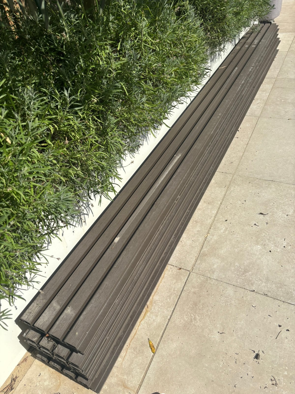 Wcp kunststof gevelpanelen dark teak 8.5 stk, Ophalen
