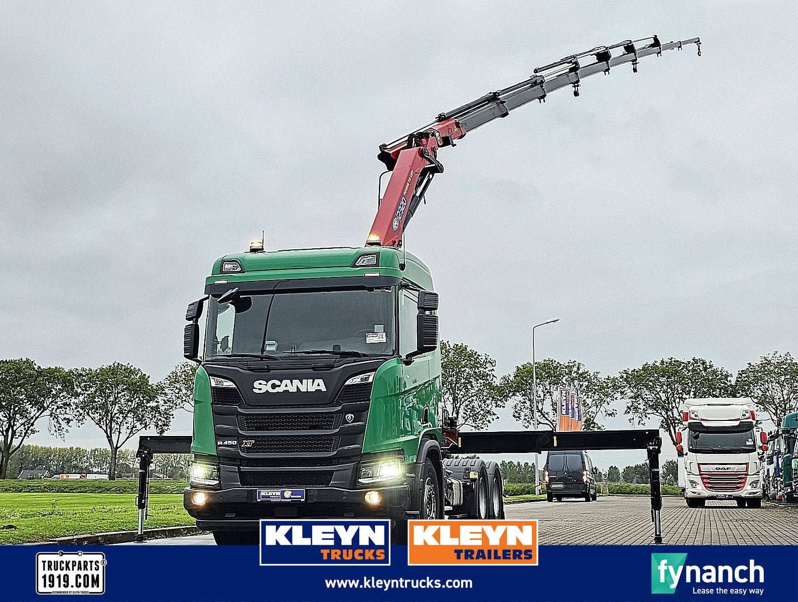 SCANIA R450 6x4 hmf 2320 k6, Auto's, Automaat, Euro 6, Scania, Bedrijf