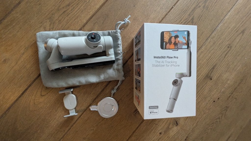 Insta360 Flow Pro iphone stabilizer gimbal, Ophalen of Verzenden, Zo goed als nieuw, Overige typen, Samsung