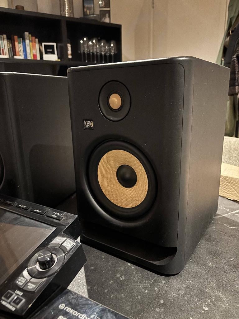 2x KRK Rokit RP7 G4 Studio Monitors – Set, Gebruikt, 120 watt of meer, Front, Rear of Stereo speakers, Ophalen