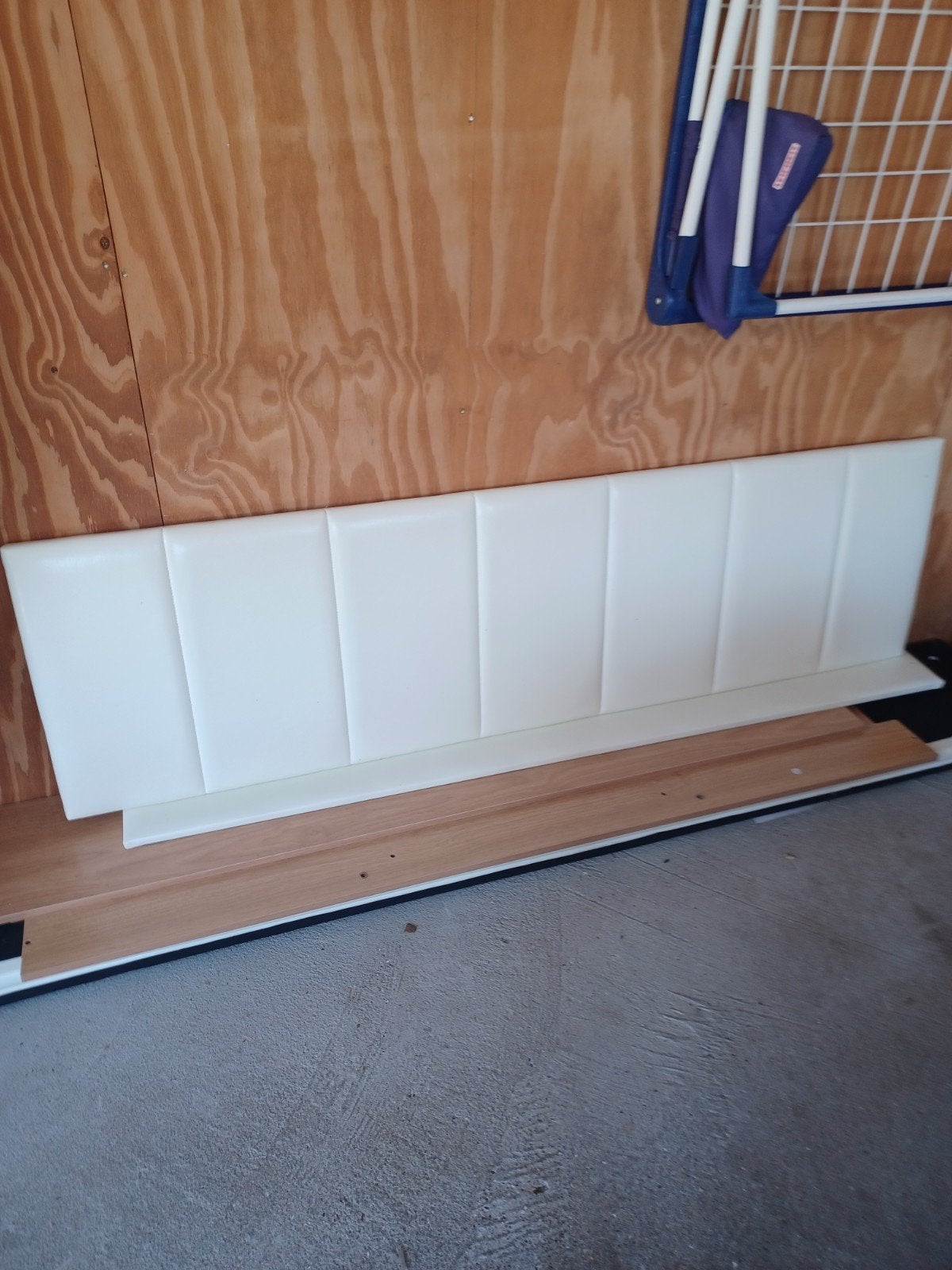 Beklede panelen voor bankje - crème    GRATIS, Ophalen, Nieuw, Overige maten, Leer